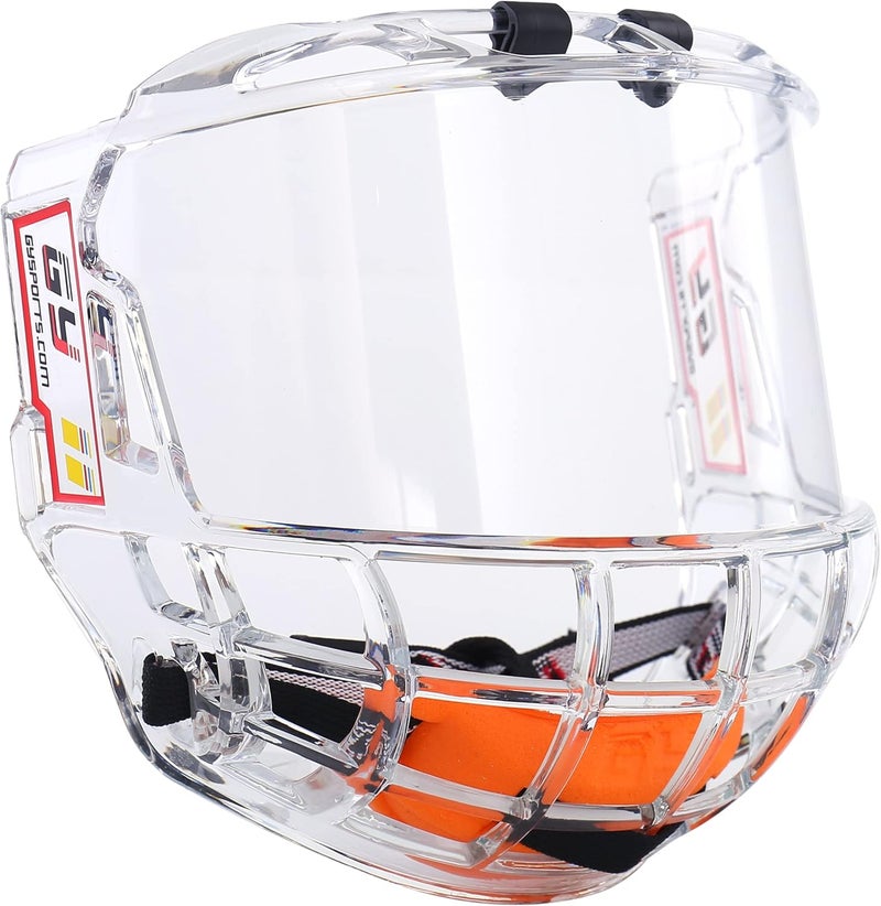 GY Hockey Full Face Shield Visor Senior Ice Hockey Helmet Face Shield Adult & Youth, Anti-Scratch/Anti-Fog/Ce Certified - Image 4